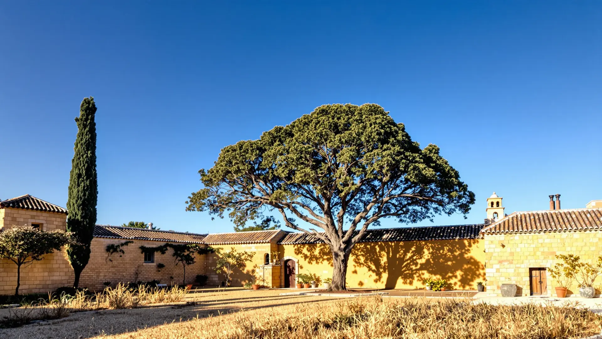 Árbol maduro en parcela privada en Toledo que requiere valoración antes de solicitar permiso para talar